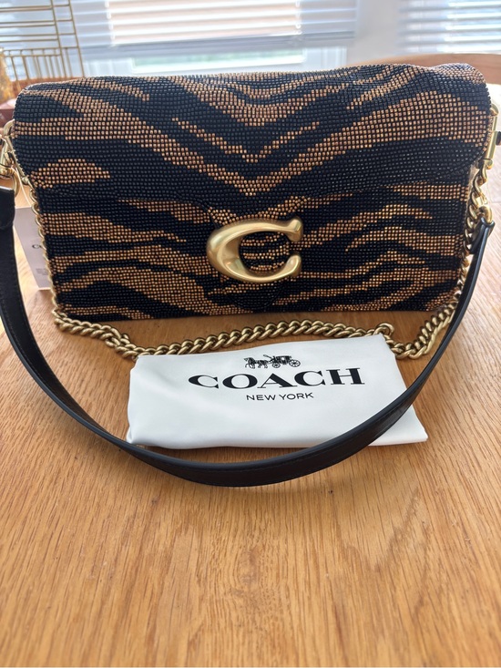 Coach Handbags - Coach Beaded Tiger Tabby NWT
